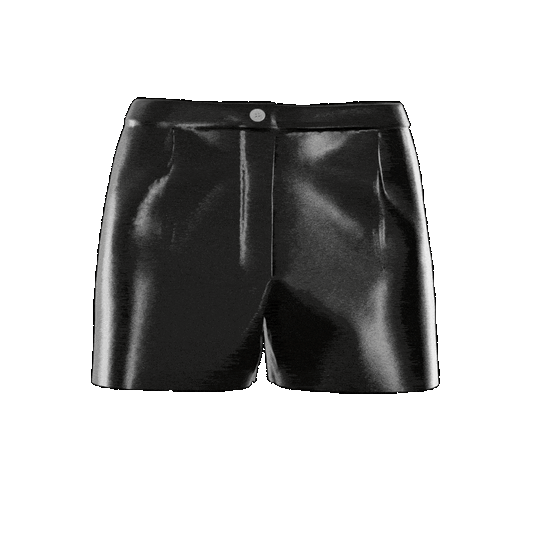 Forbidden Leather Shorts – Black